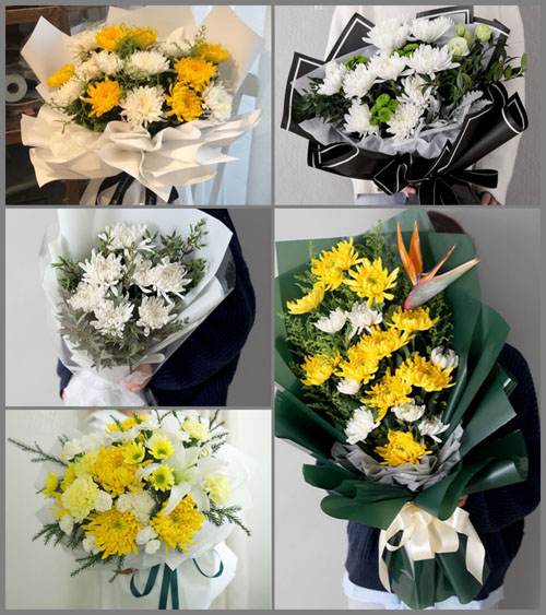 福建龙岩连城县揭乐乡布地村白事花束代送